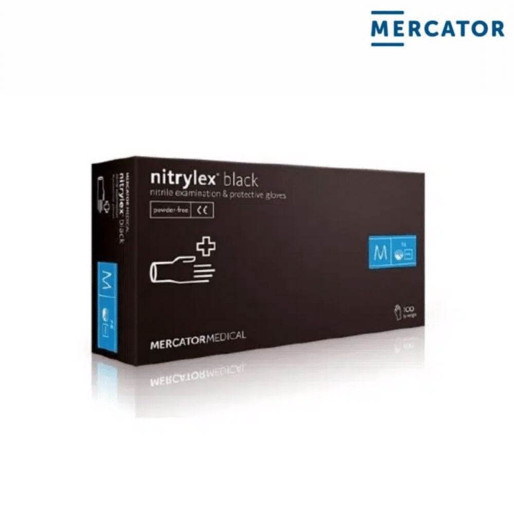 Mercator Nitrylex black-Nitril Premium Handschuh schwarz – Nailed