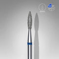 Diamond nail drill bit pointed flame blue EXPERT