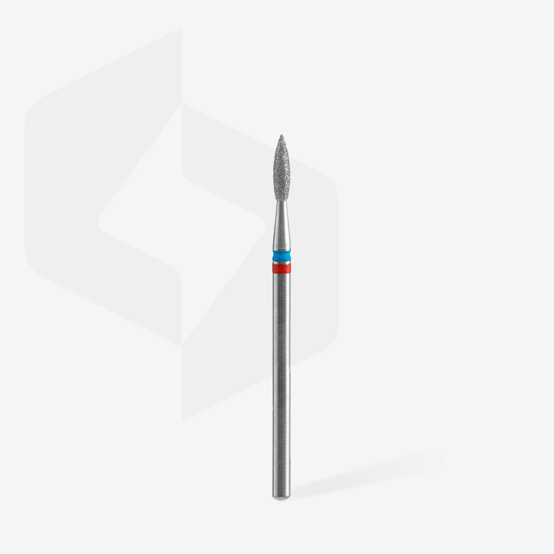 Diamond nail drill bit DUO flame red-blue EXPERT