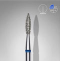 Diamond bur “pointed flame”, blue, diameter 2.1 mm / working part 8 mm