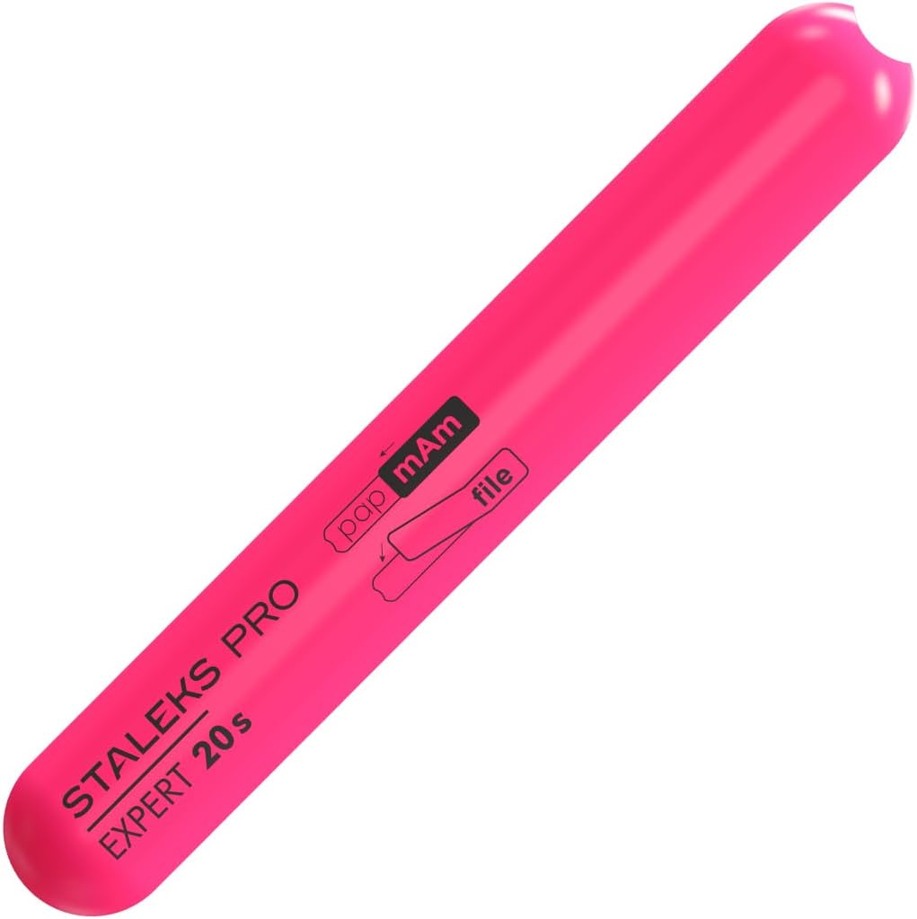 Straight beveled plastic base for nail file EXPERT SPBE-20s